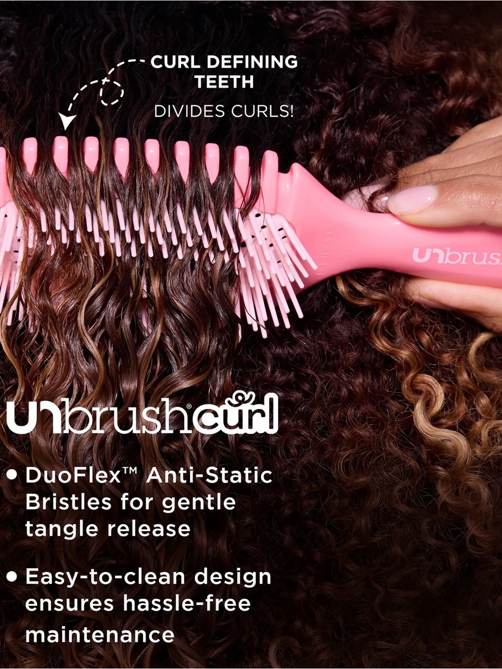 UNBRUSH CURLY HAIRBRUSH - GOLDEN HOUR - Picture 5 of 11